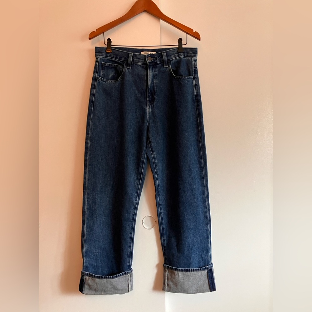 Uniqlo x Comptoir Des Cotonniers Dark Blue Straight Leg Jeans 29